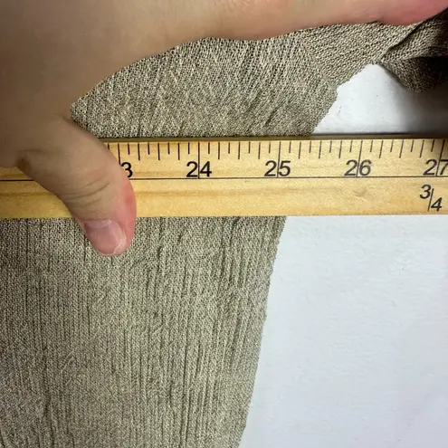 Risa Top Women XL Oversized Beige Slouchy USA Minimalist Artsy Lagenlook Texture Tan