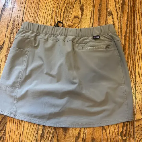 Patagonia Happy Hike Skort Light Gray Size Small