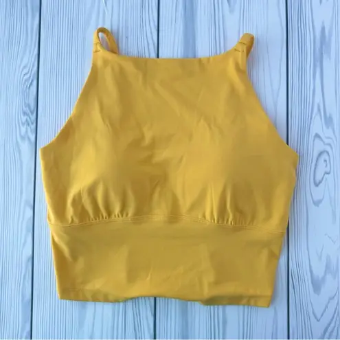 All In Motion  Everyday Soft Tank Built In Sports Bra Mustard Yellow XS NWT