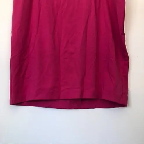 Lane Bryant NEW NWT  Plus Size Solid Bright Pink Ponte Knit Straight Pencil Skirt