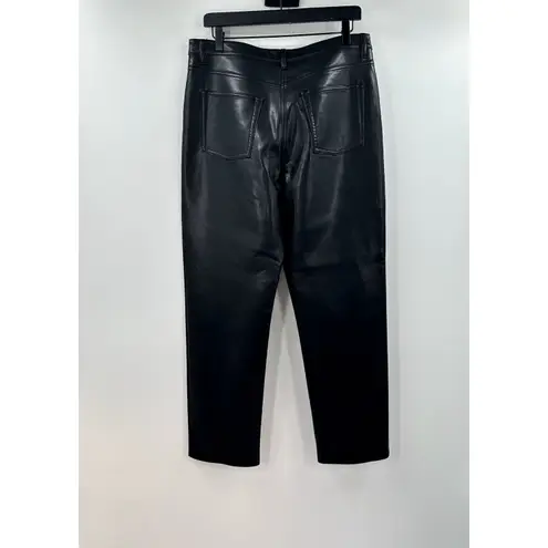 Wilfred  the melin pant High-waisted Vegan Leather pants Straight Size 12