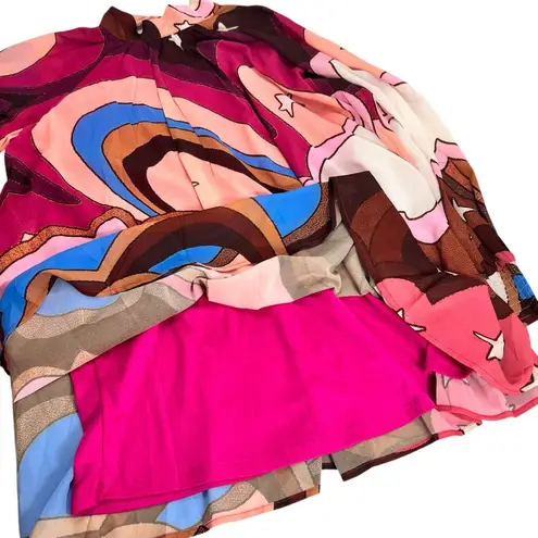 Aura Purely Reminiscing Berry Multi Print Dress