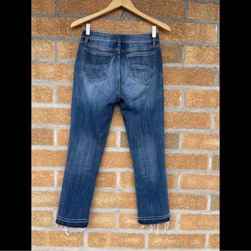 Driftwood Amelia Skraight Crop Classic Fit
Frayed Step Hem Ankle Jeans size 26