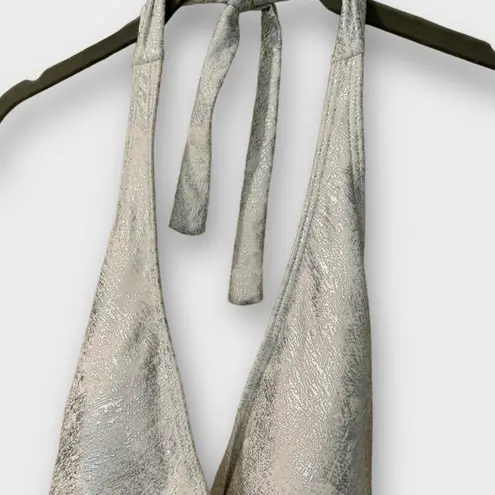 Carmen Marc Valvo NWOT Wild Story Halter One-Piece Swimsuit