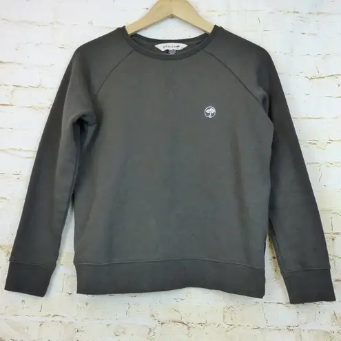 Arbor Snowboards Cornerstone Sweatshirt Womens M Gray Crew Neck Gorpcore Size M