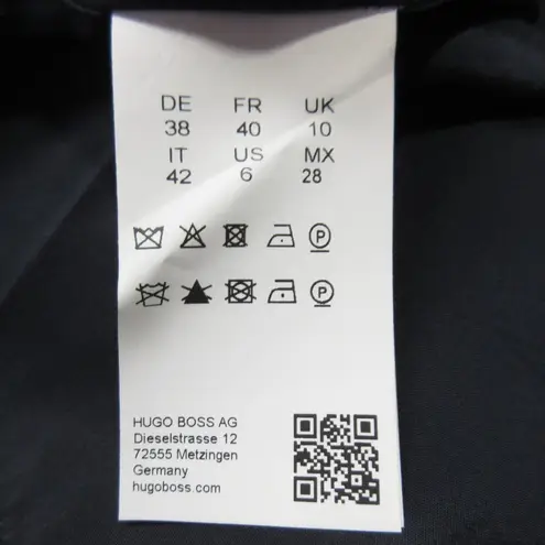 Hugo Boss NWT BOSS Dirusa in Pilot Fantasy Crosshatch Virgin Wool Dress 6