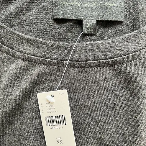 Sunday in Brooklyn NWT! Anthropologie Soft Gray Slouchy Back Long Sleeve Tee XS