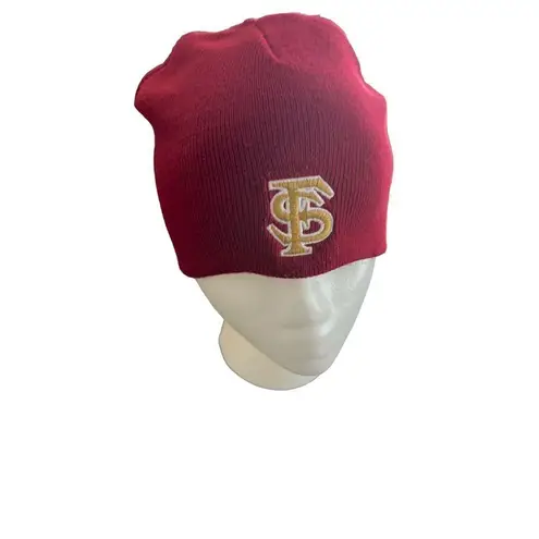 Florida State University FSU Logo embroidered beanie hat Blue
