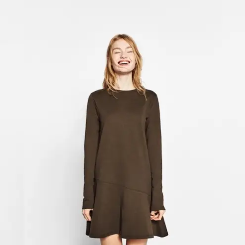 ZARA ✨Dress with Ruffle Hem✨