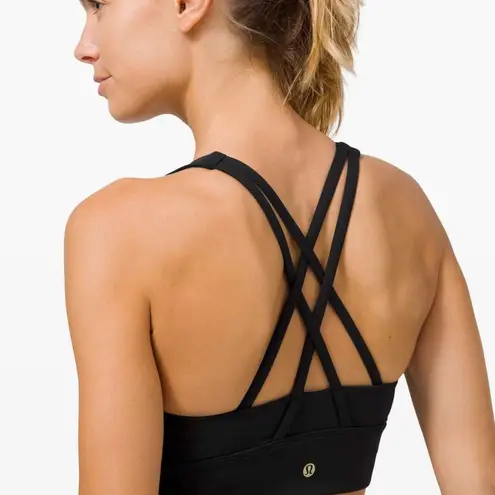 Lululemon  Energy Bra High Neck Long Line Zip . Sz 6