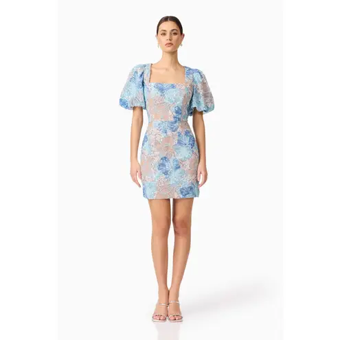 Elliatt Leoni Sequined Puff Sleeve Mini Dress