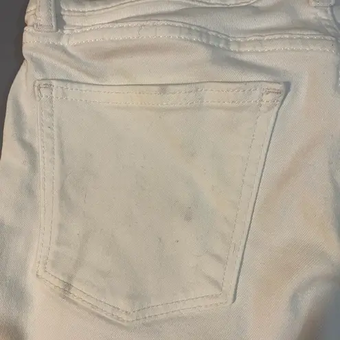 DL1961  White Florence Instasculpt Cropped Denim Jeans Women Sz 26