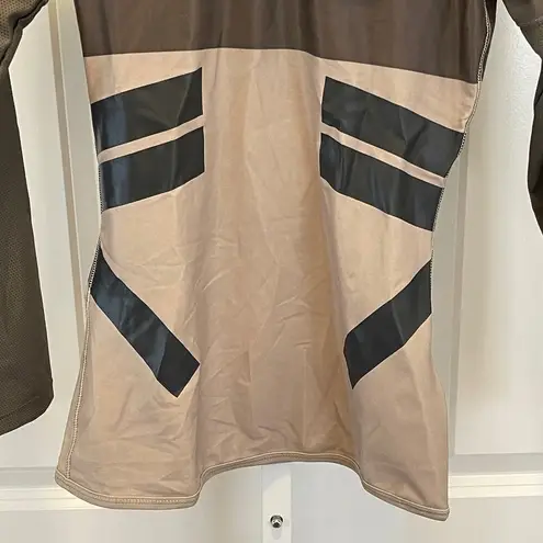 Stella McCartney NWT x Adidas Techfit Tee - Women Size S - Taupe/Brown/Black