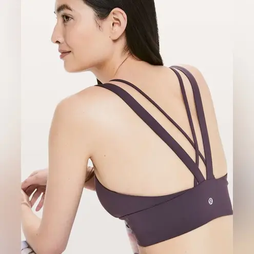 Lululemon EUC  Pushing Limits Bra *Light Support For C/D Cup in Cyber