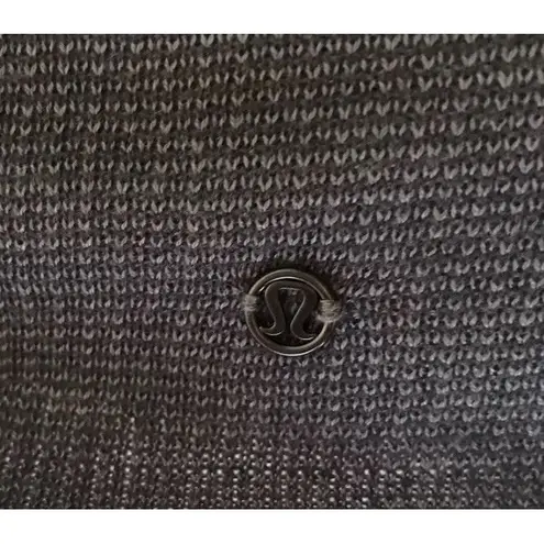 LULULEMON OPEN FRONT LONG SLEEVE KNIT ASYMMETRICAL HEM SWEATER SIZE M/L Gray Size M