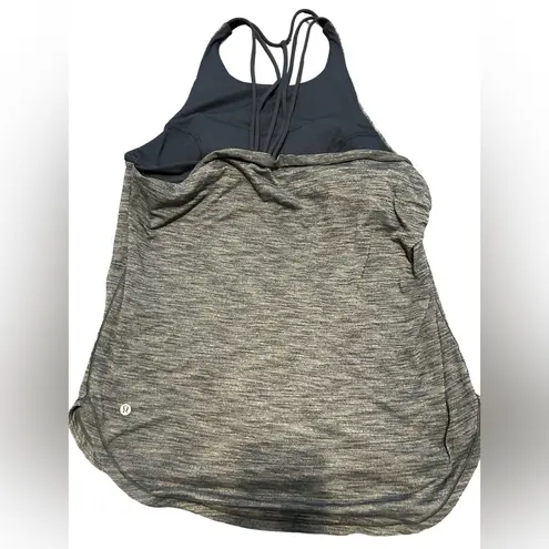 Lululemon Free to be Serene tank with bra Size 10 - Image 4