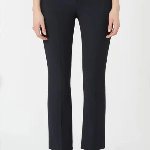 Ecru cotton-blend Stretch Flared Pants midnight blue size 4