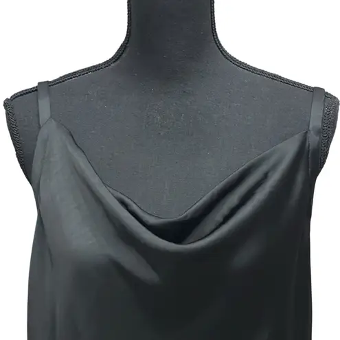 Ava & Viv Cowl Neck Cocktail Satin Dress Womens Plus Size XXL Midi Sleeveless