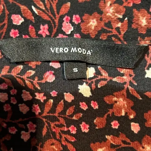 VERO MODA Ditsy Floral MIDI Dress Size Small