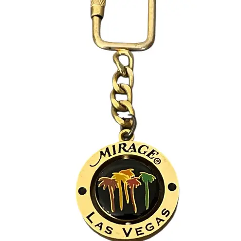 VTG Mirage Hotel Casino Las Vegas Gold Tone Metal Collectible Palm Trees