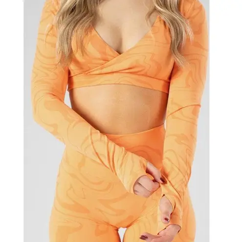 Paragon Fitwear Creamsicle RecStretch DesB Infinite Reversible Long Sleeve Bra