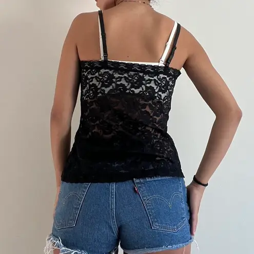 Marilyn Monroe Goth Lace Tank Top Size L