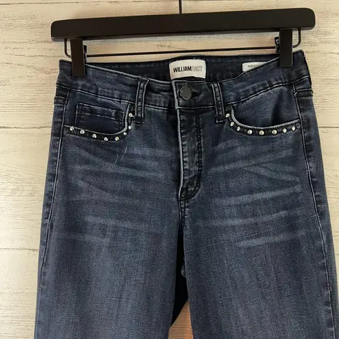 William Rast Dark Wash Studded Skinny Jeans Size 27