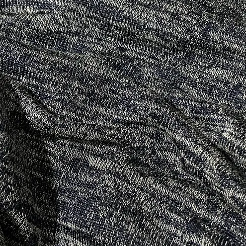 WHBM Fashion Top Marled Blue Choker Draped Size XS Extra Small