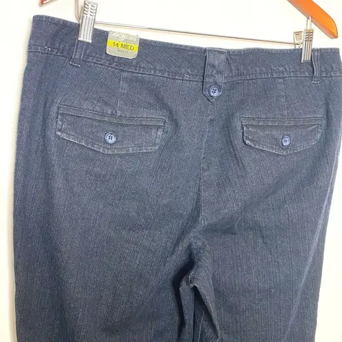 Dockers  Marley Ideal Fit Truly Slimming Mid Rise Blue Denim Jeans Pants Sz 14 M