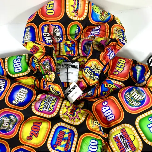 Moschino x Good Luck Trolls Nylon Hooded Bomber Jacket 6 US NWT