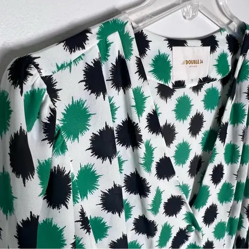 LA Doublej Super Smokin Hot Dress Black & Green Sz XL