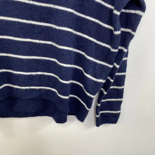 Popsugar Sailor Blue Striped Round Neck Knit Sweater Women's Size Small S NWT - Image 2