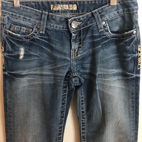 BKE The Buckle Stella Mid Rise Boot Cut Jean 27X31.5 Casual Stretch