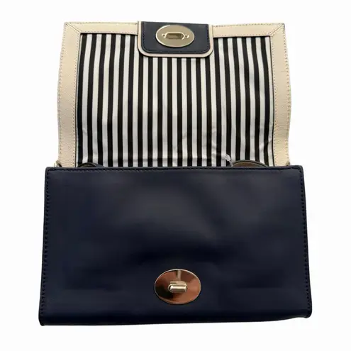 NWT Kate Spade Juliana Hampton Road Crossbody Navy Pebbled Leather Purse Bag Blue
