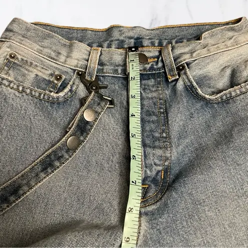 CARMAR Distressed Gemma Chain Blue Jeans Sz 26