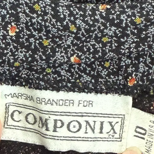 Vintage Floral Blouse Cottage Soft Modest Feminine Retro Layering Dark Academia Gray Size 10