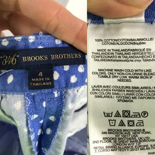 Brooks Brothers “346” Polka Dot Pencil Skirt Sz 4