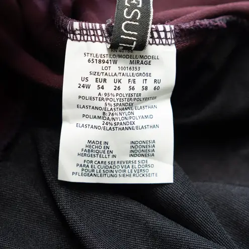 MiracleSuit - Mirage Shiraz Tiered Mesh Tankini Top