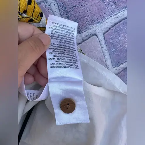 Farm Rio Spotted Bananas Cross-Back Mini Dress XS