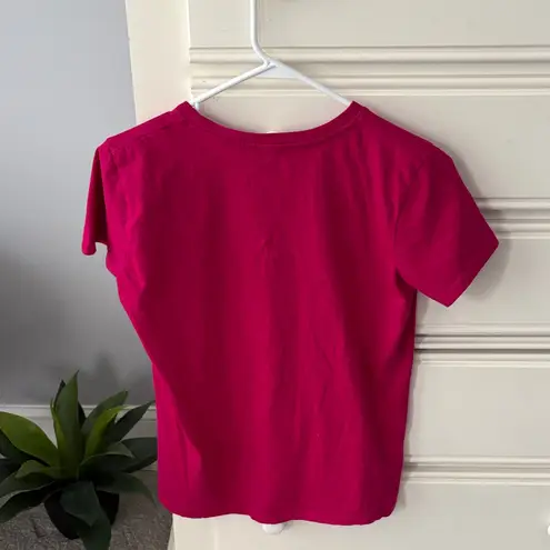 The Open Bright Pink T