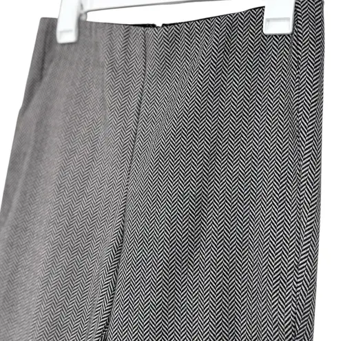 Rag and Bone  Simone Herringbone Tweed Black & White Ankle Cropped Pants Size 10