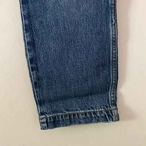 J. Crew Factory Cropped Patch Pocket Straight Ankle Jeans Size 27 P Petite New Blue