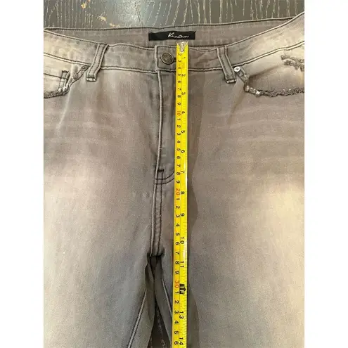 KanCan Los Angeles Women's Skinny Jeans Size 12 Grey Light Wash Denim Gray