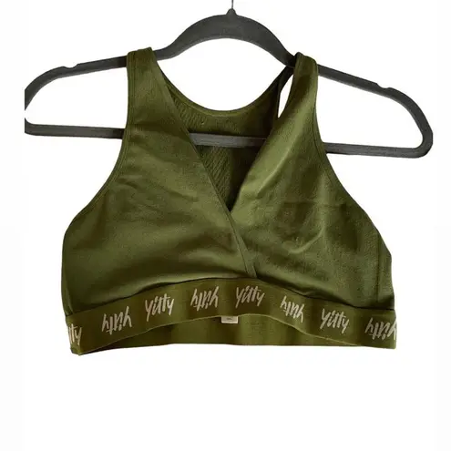 YITTY Olive Green Lizzo Fabletics Medium Sports Bra
