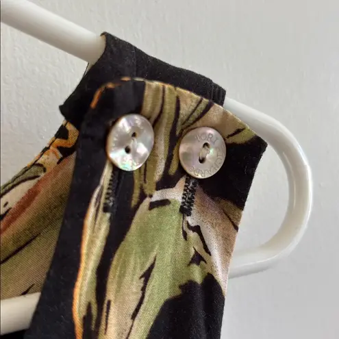 vintage Tori Richard Hawaiian Aloha midi dress tropical vacation cruise floral Size 6