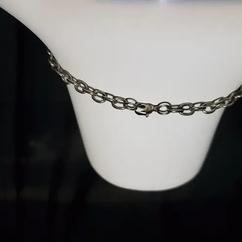 Emo Star & Heart Necklace Silver