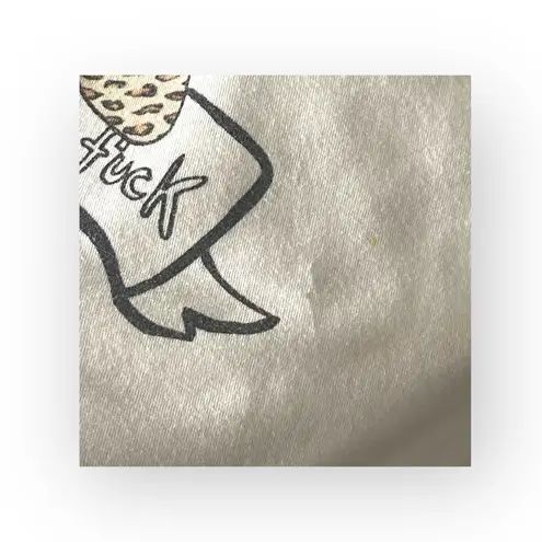 VHTF: Valfre Valfré ꧮ I Donut Give a F*ck Muscle Tee Tank Top ꧮ White ꧮ Medium ꧮ