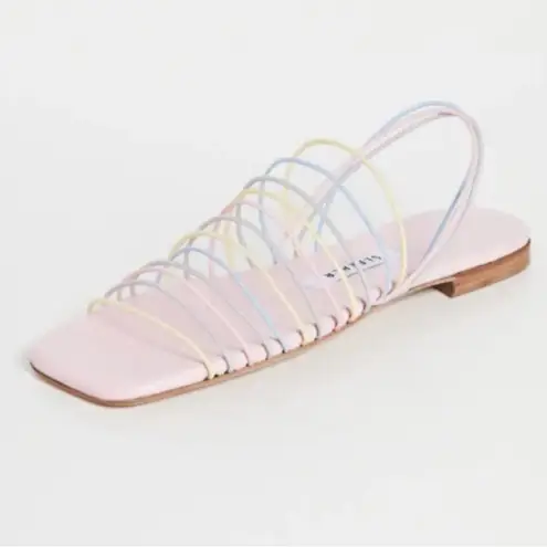 NWT Sleeper Macaroni Strappy Sandals Pastel Pink Sz 39 $220