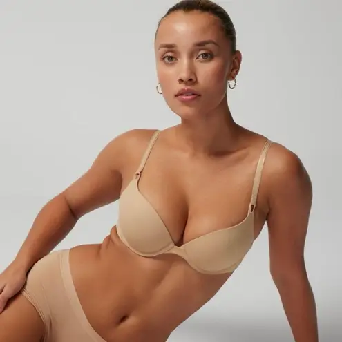 Soma Embraceable Push-Up Plunge Bra Warm Amber 32A