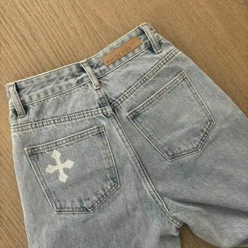 White Fox Boutique White Fox New Without Tags Cross Denim Jeans XXS
